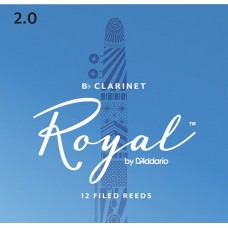 Rico RCB1220 Rico Royal Трости для кларнета Вb, размер 2.0, 12шт