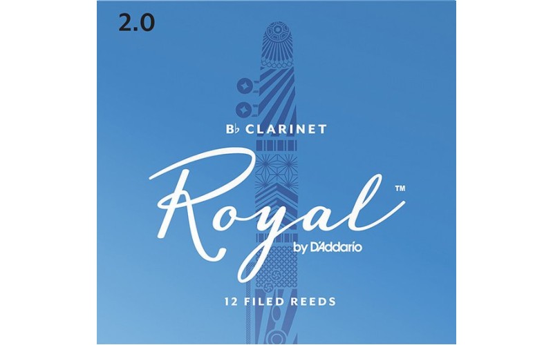 Rico RCB1220 Rico Royal Трости для кларнета Вb, размер 2.0, 12шт
