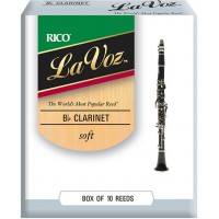 Rico RCC10SF La Voz Трости для кларнета Bb, мягкие (Soft), 10шт