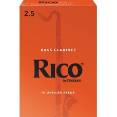 Rico REA1025 Rico Трости для кларнета бас, размер 2.5, 10шт