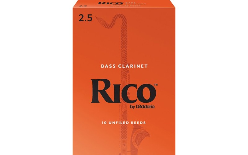 Rico REA1025 Rico Трости для кларнета бас, размер 2.5, 10шт
