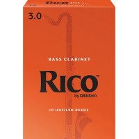 Rico REA1030 Rico Трости для кларнета бас, размер 3.0, 10шт