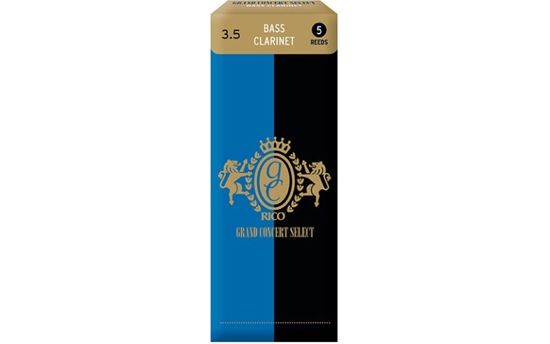 Rico RGB05SCL350 Grand Concert Select Трости для кларнета бас, размер 3.5, 5шт
