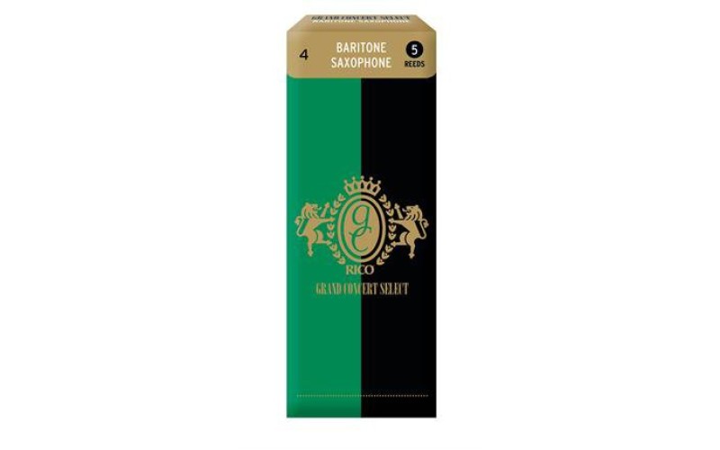 Rico RGC05BSX400 Grand Concert Select Трости для саксофона баритон, размер 4.0, 5шт