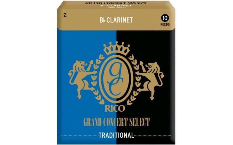 RICO RGC10BCL200 Grand Concert Select трости для кларнета Bb №2 10 шт