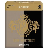 Rico RGE10BCL350 трости для кларнета Bb, Grand Concert Select Evolution (3 1/2), 10шт.в пачке
