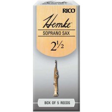 Rico RHKP5SSX250 Hemke Трости для саксофона сопрано, размер 2.5, 5шт