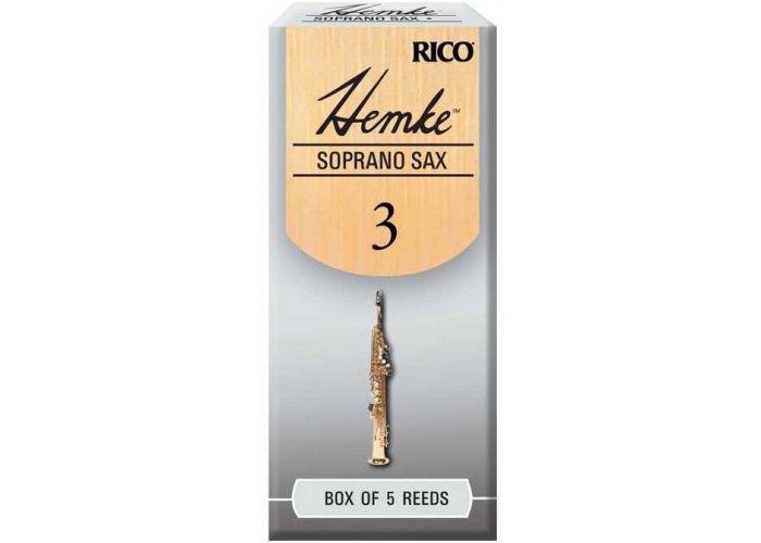 Rico RHKP5SSX300 Hemke Трости для саксофона сопрано, размер 3.0, 5шт