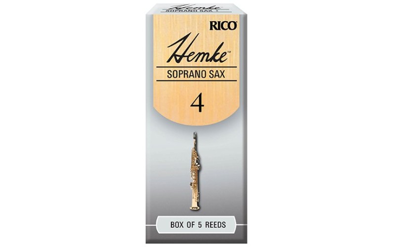 Rico RHKP5SSX400 Hemke Трости для саксофона сопрано, размер 4.0, 5шт