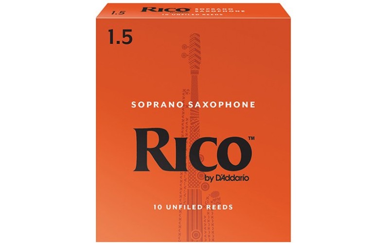 Rico RIA1015 трости для сопрано-саксофона, RICO (1 1/2), 10шт.в пачке