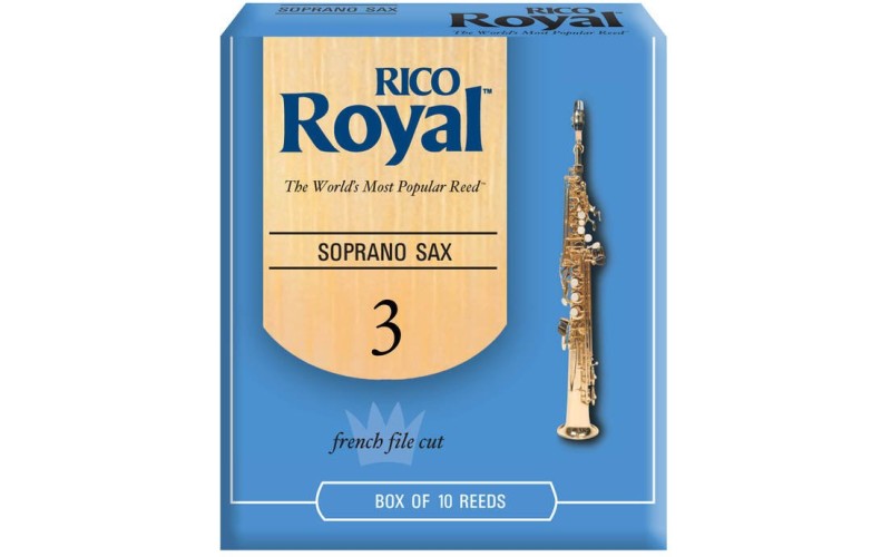 Rico RIB1030 трости для сопрано-саксофона, Royal (3), 10шт.в пачке