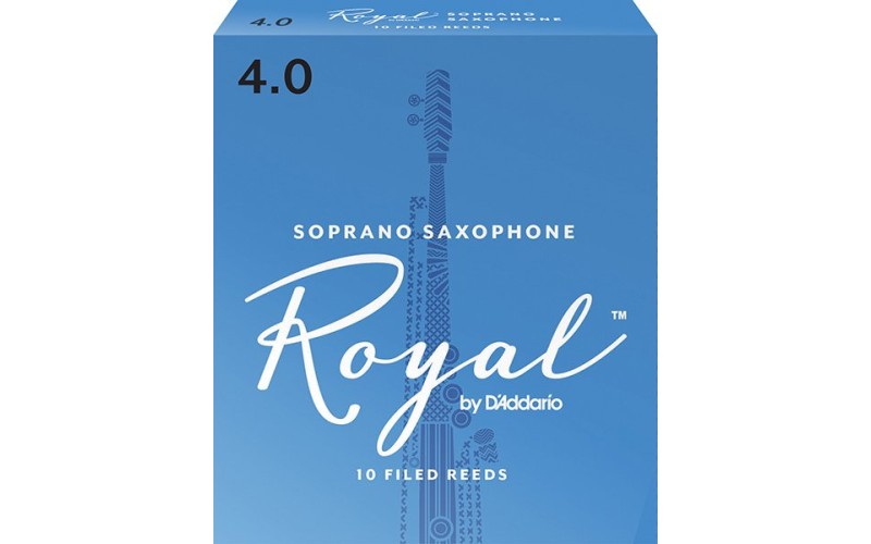 Rico RIB1040 Rico Royal Трости для саксофона сопрано, размер 4.0, 10шт