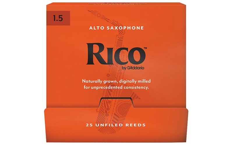 Rico RJA0115-B25 Rico Трости для саксофона альт, размер 1.5, 25шт в индивидуальной упаковке