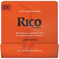 Rico RJA0125-B25 Rico Трости для саксофона альт, размер 2.5, 25шт в индивидуальной упаковке
