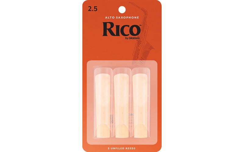 Rico RJA0325 трости для альт-cаксофона, RICO (2 1/2), 3шт.в пачке