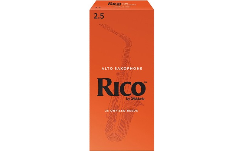 Rico RJA2525 Rico Трости для саксофона альт, размер 2.5, 25шт
