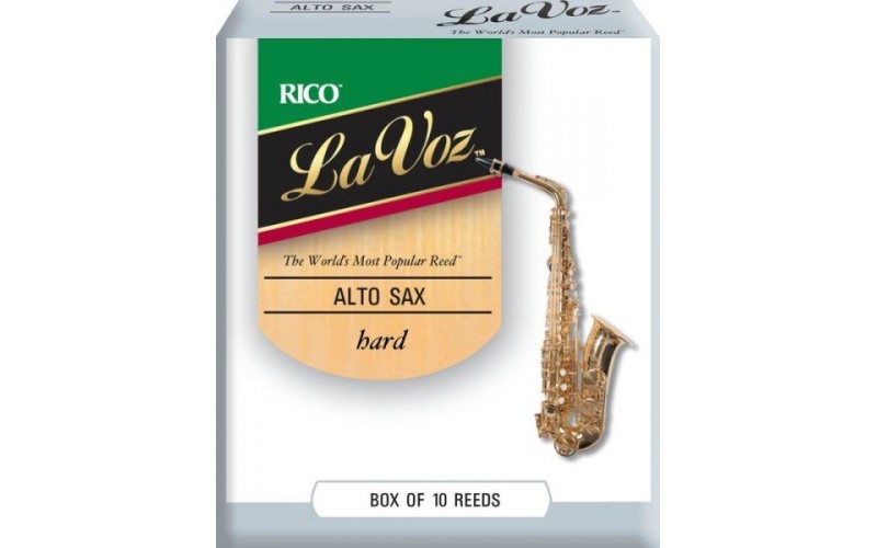 RICO RJC10HD La Voz трости для саксофона альт Hard, 10 шт
