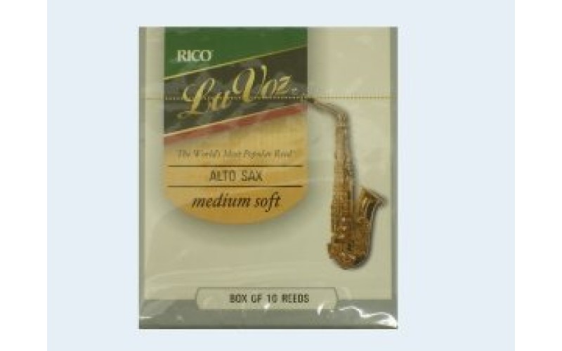 RICO RKC10MS La Voz трости для саксофона тенор Medium Soft, 10 шт