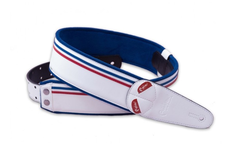 RightOn Straps 8401070110309 Mojo Race White Ремень для гитары