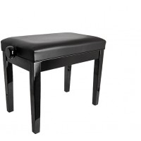 RIN HY-PJ024 GLOSS BLACK Банкетка, черная, искусственная кожа