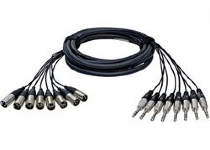 RME ALVA T8X8Pro2 аналоговый мультикор 8 х TRS Jack 6,3мм < > 8 х XLR male, 2 метра