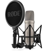 RODE NT1 5th Generation Silver студийный микрофон с конденсаторным капсюлем HF6 + крепление