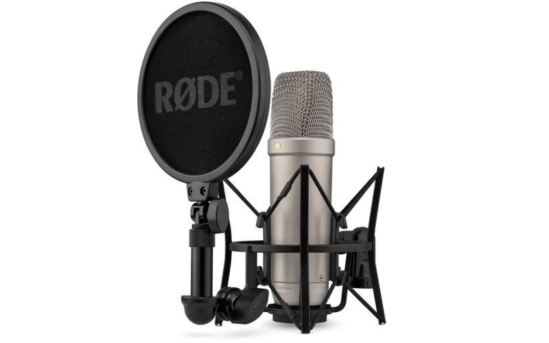 RODE NT1 5th Generation Silver студийный микрофон с конденсаторным капсюлем HF6 + крепление