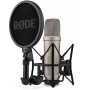 RODE NT1 5th Generation Silver студийный микрофон с конденсаторным капсюлем HF6 + крепление