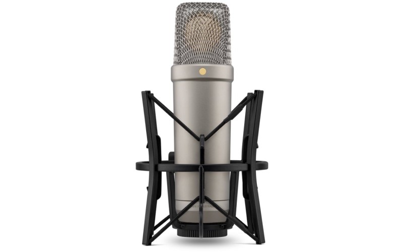 RODE NT1 5th Generation Silver студийный микрофон с конденсаторным капсюлем HF6 + крепление