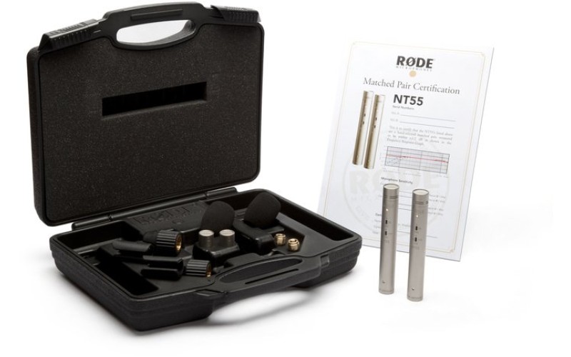 RODE NT55-MP подобранная пара конденсаторных инструментальных микрофонов