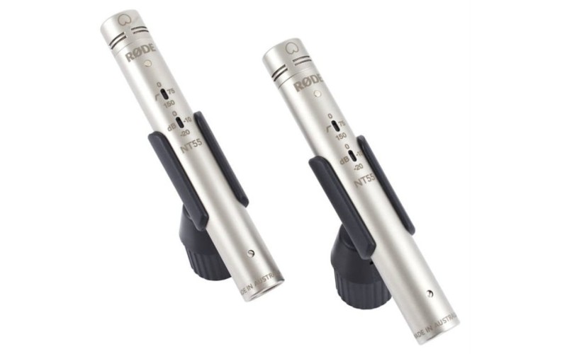 RODE NT55-MP подобранная пара конденсаторных инструментальных микрофонов