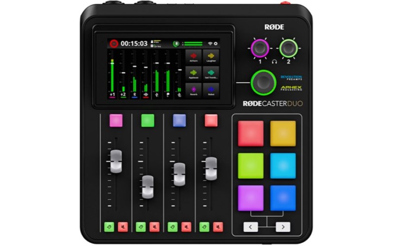 RODE RODECASTER DUO компактный цифровой пульт для интернет-вещания, подкастинга и звукозаписи