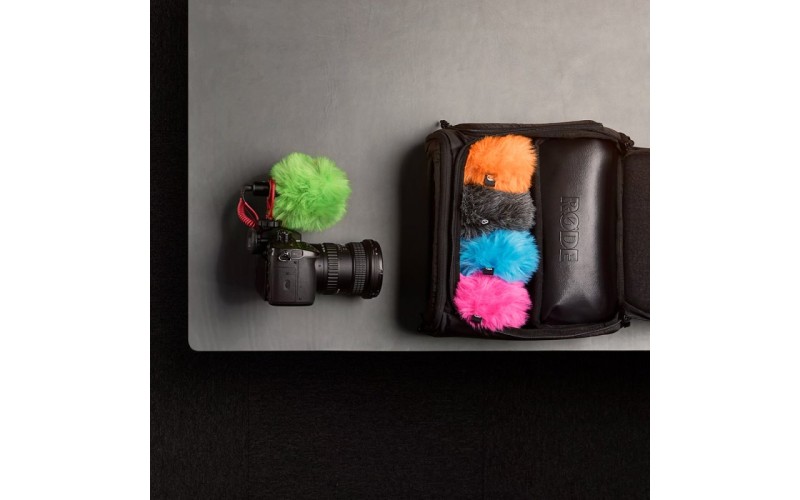 RODE WS9-P розовая меховая ветрозащита