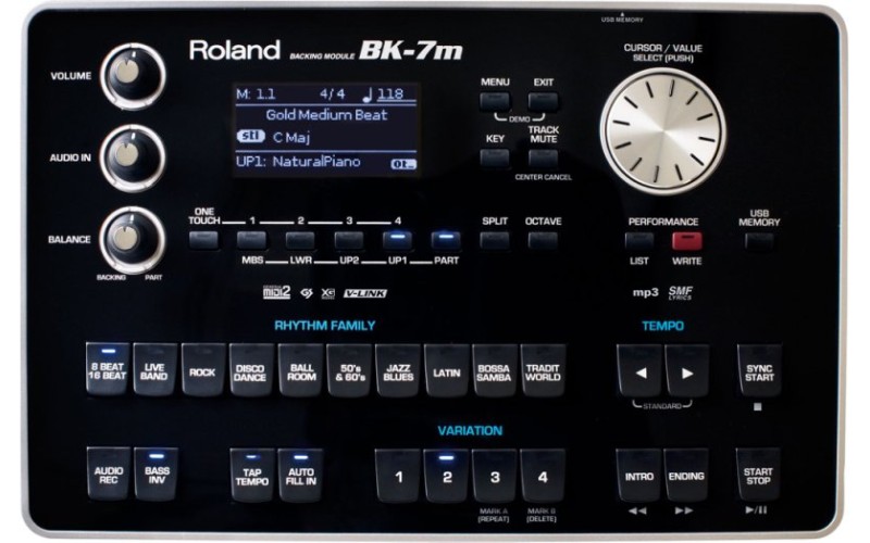 ROLAND BK-7M - портативный аккомпанирующий модул (звуковой модуль)