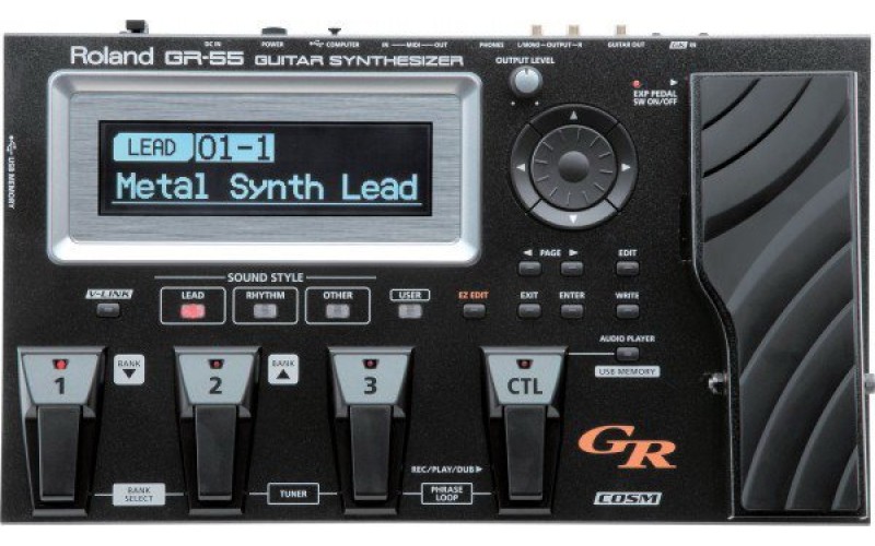 ROLAND GR-55S-BK - гитарный синтезатор PCM 2 тона