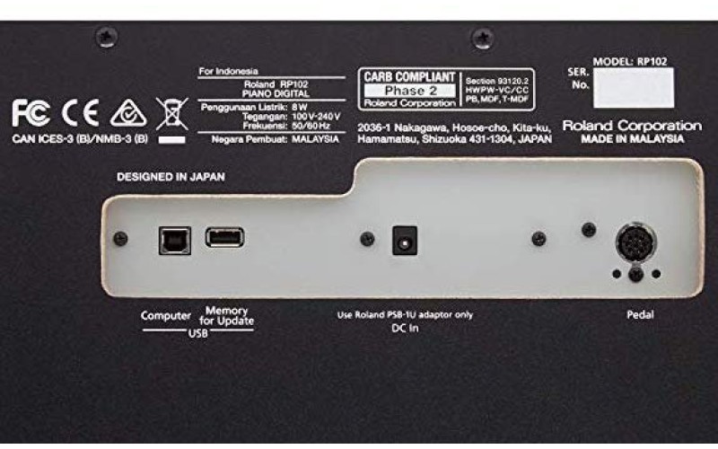 ROLAND RP102 BK - цифровое фортепиано
