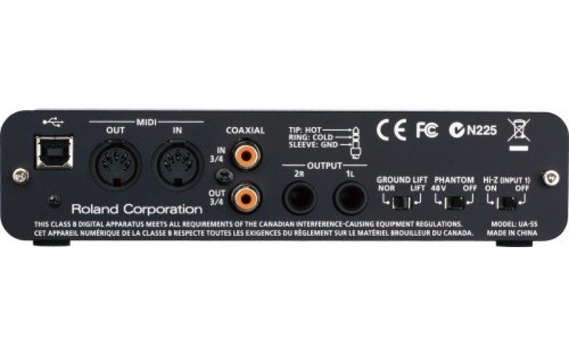 ROLAND UA-55 внешний аудиоинтерфейс USB (QUAD-CAPTURE)