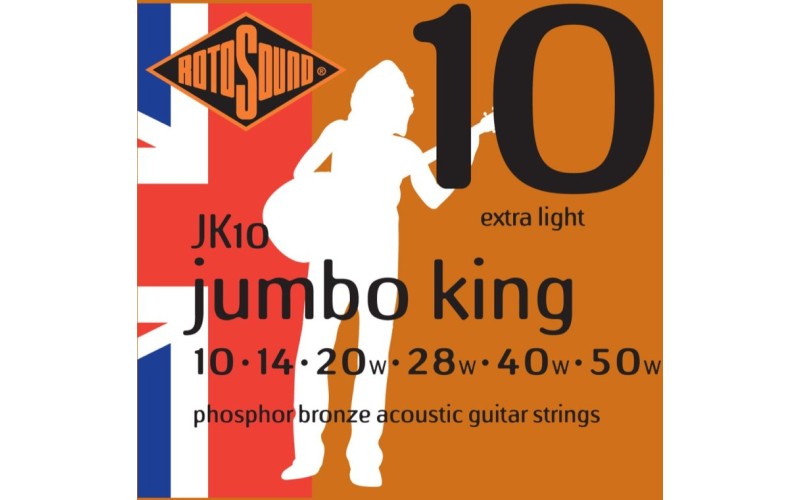 ROTOSOUND JK10 STRINGS PHOSPHOR BRONZE струны для акустической гитары