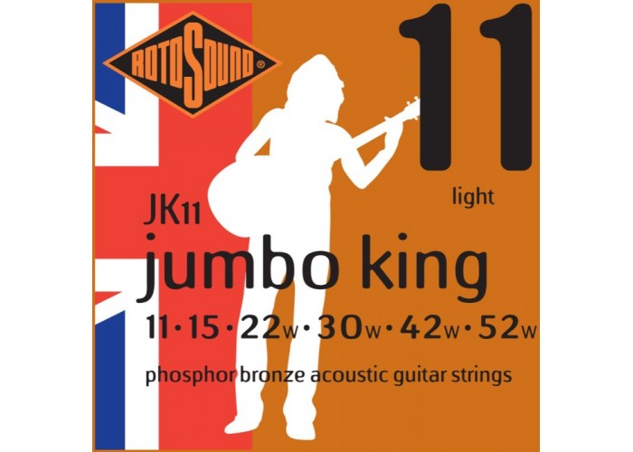 ROTOSOUND JK11 STRINGS PHOSPHOR BRONZE струны для акустической гитары