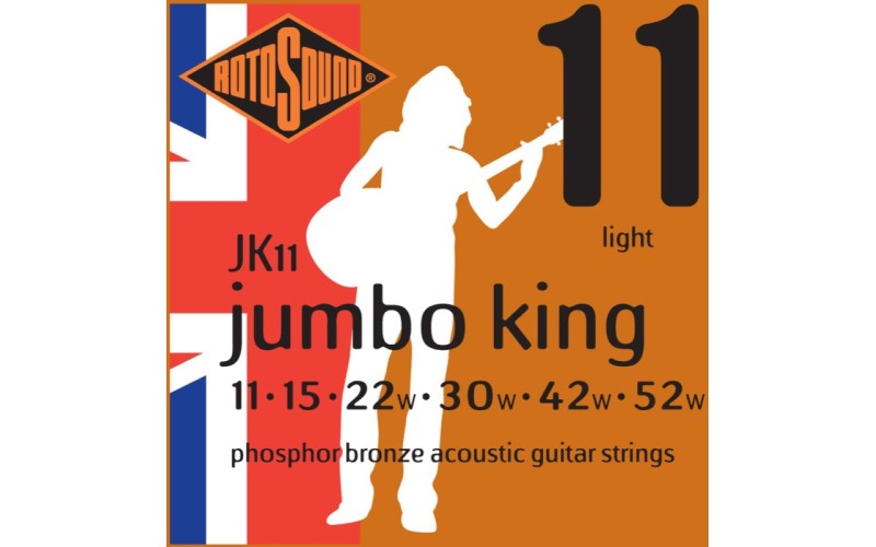 ROTOSOUND JK11 STRINGS PHOSPHOR BRONZE струны для акустической гитары