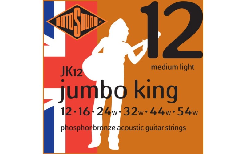 ROTOSOUND JK12 STRINGS PHOSPHOR BRONZE струны для акустической гитары