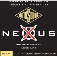 ROTOSOUND NXA10 STRINGS COATED TYPE струны для акустической гитары