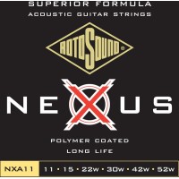 ROTOSOUND NXA11 STRINGS COATED TYPE струны для акустической гитары