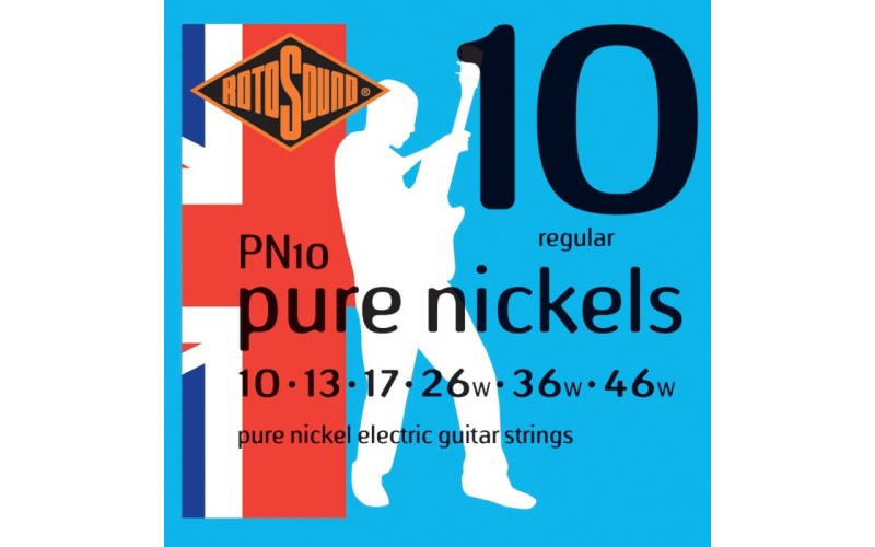 ROTOSOUND PN10 STRINGS NICKEL струны для электрогитары
