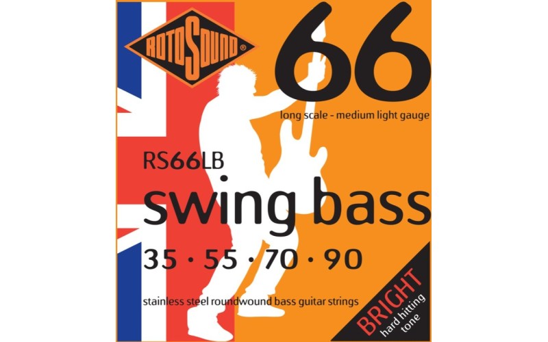ROTOSOUND RS66LB BASS STRINGS STAINLESS STEEL струны для бас-гитары