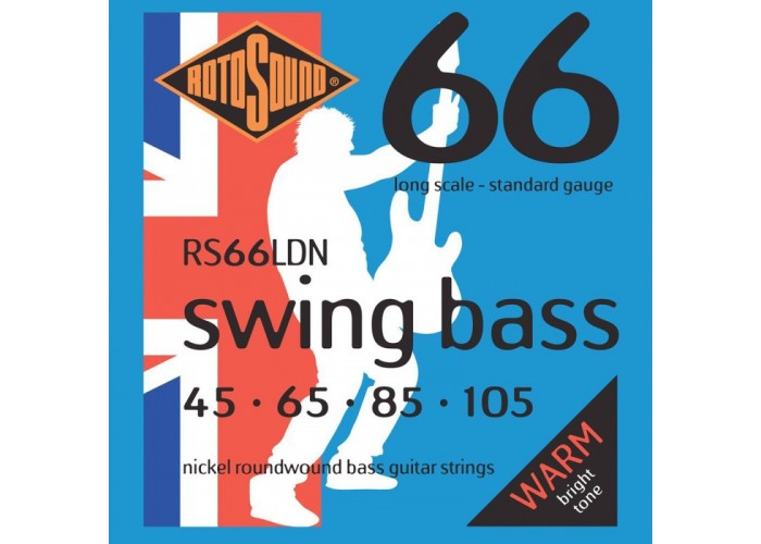 ROTOSOUND RS66LDN BASS STRINGS NICKEL струны для бас-гитары