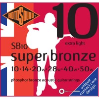 ROTOSOUND SB10 STRINGS PHOSPHOR BRONZE струны для акустической гитары