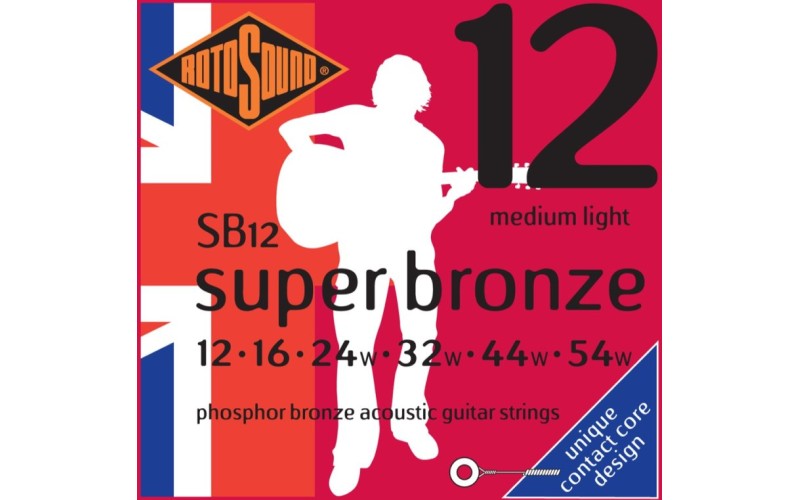 ROTOSOUND SB12 STRINGS PHOSPHOR BRONZE струны для акустической гитары