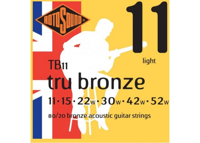 ROTOSOUND TB11 STRINGS PHOSPHOR BRONZE струны для акустической гитары