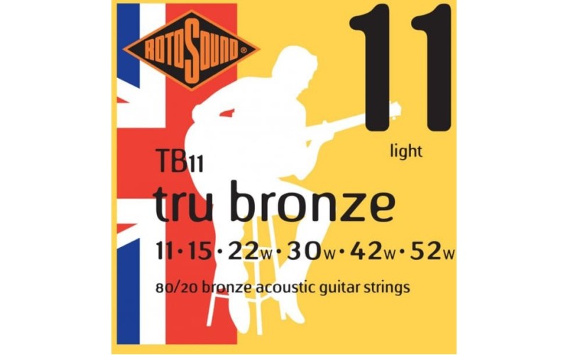 ROTOSOUND TB11 STRINGS PHOSPHOR BRONZE струны для акустической гитары